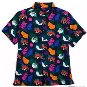 Men’s large new Little Mermaid Woven Shirt